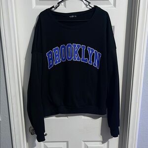 Brooklyn Black Sweatshirt NEVER WORN